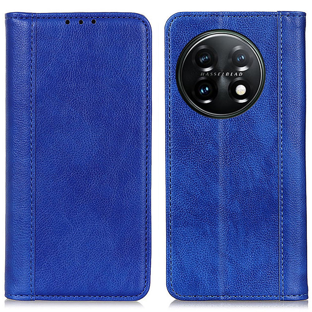 For OnePlus 11 5G Split Leather Stand Phone Case Litchi Texture Wallet Protection Cover For OnePlus 11 5G Split Leather Stand Phone Case Litchi Texture Wallet Protection Cover